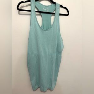 Zyia Active Aqua Blue Copper Charged Tank Top Large
